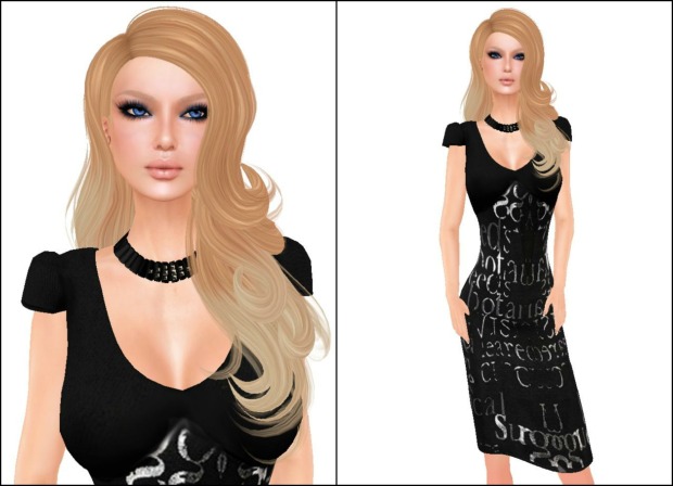 Belleza Leila 1 (Pale skin) & K Collection Piece of Me dress