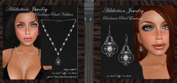 Addiction Jewelry_Necklace:Earrings