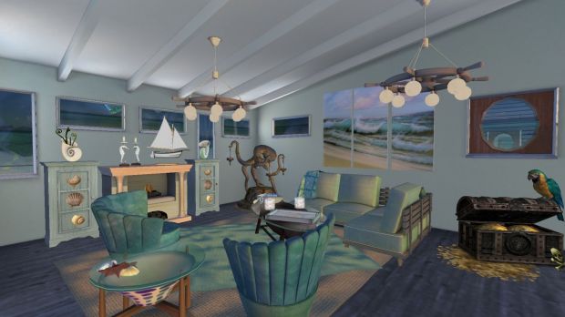 Houseboat- Living Room